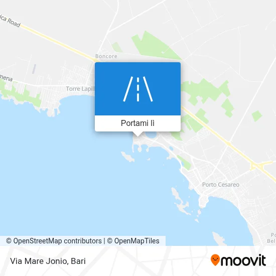 Mappa Via Mare Jonio