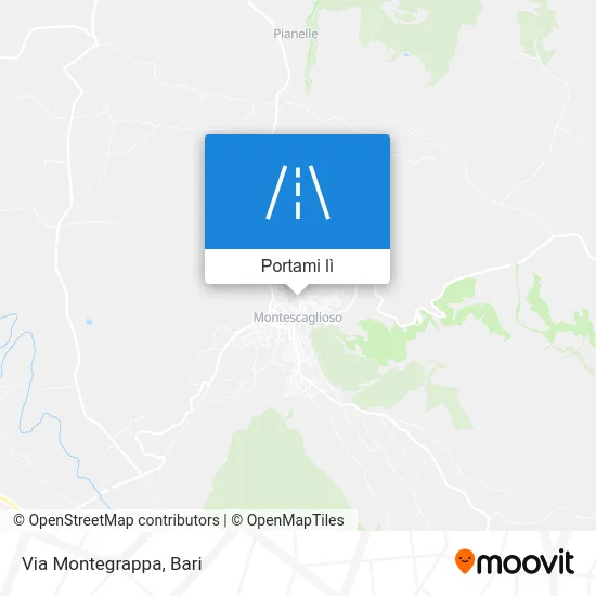 Mappa Via Montegrappa