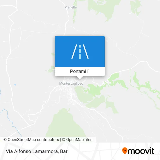 Mappa Via Alfonso Lamarmora