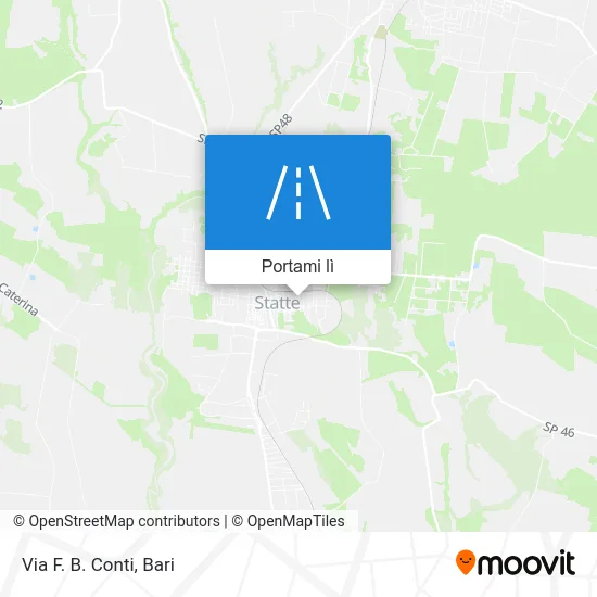 Mappa Via F. B. Conti