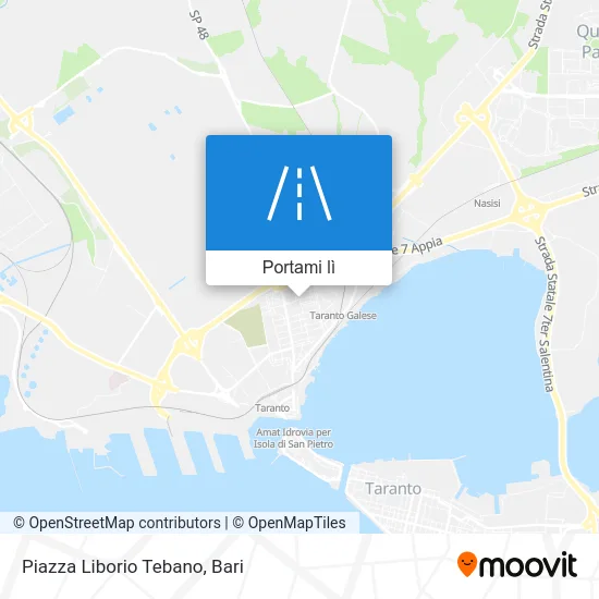 Mappa Piazza Liborio Tebano