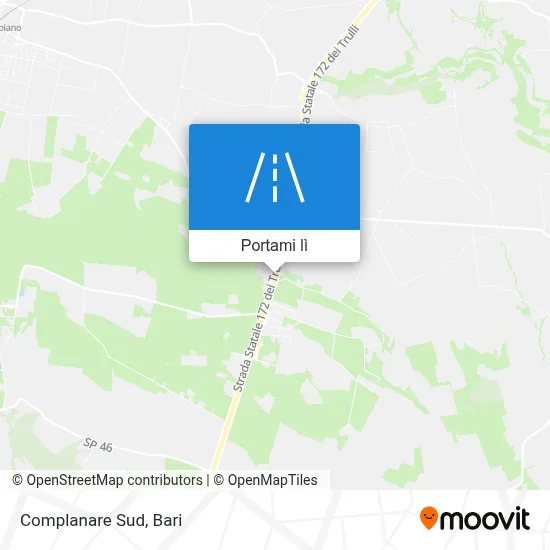 Mappa Complanare Sud