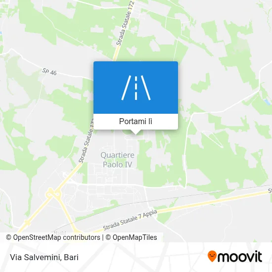 Mappa Via Salvemini