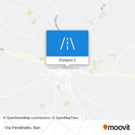 Mappa Via Pendinello