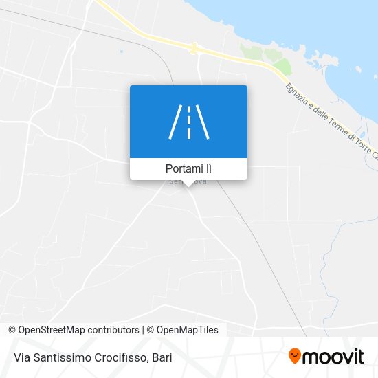 Mappa Via Santissimo Crocifisso