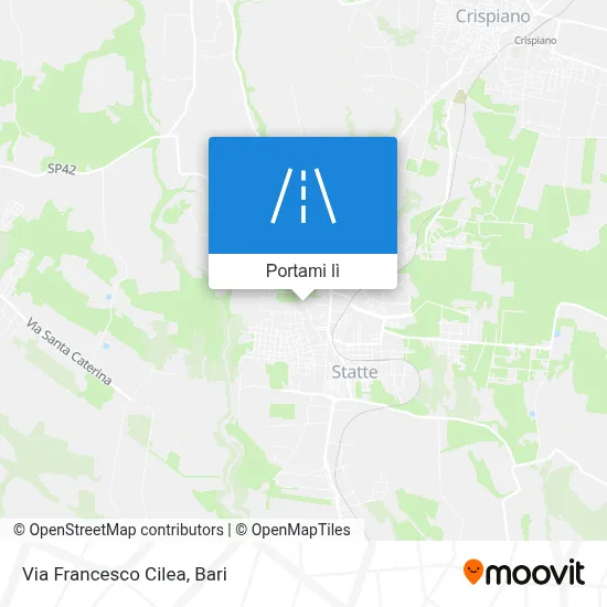 Mappa Via Francesco Cilea