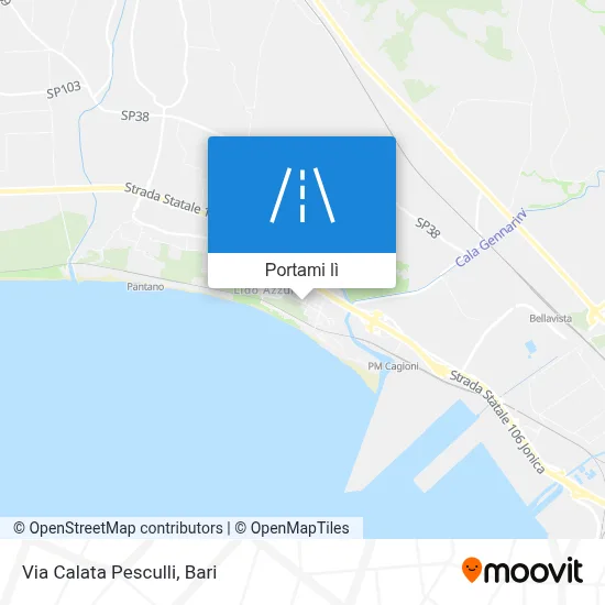 Mappa Via Calata Pesculli