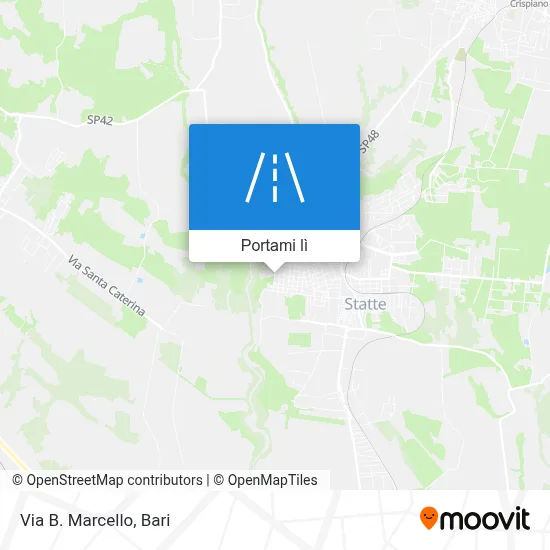 Mappa Via B. Marcello