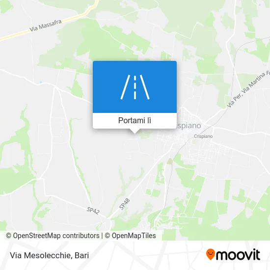 Mappa Via Mesolecchie