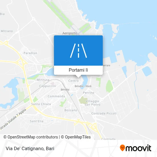 Mappa Via De' Catignano