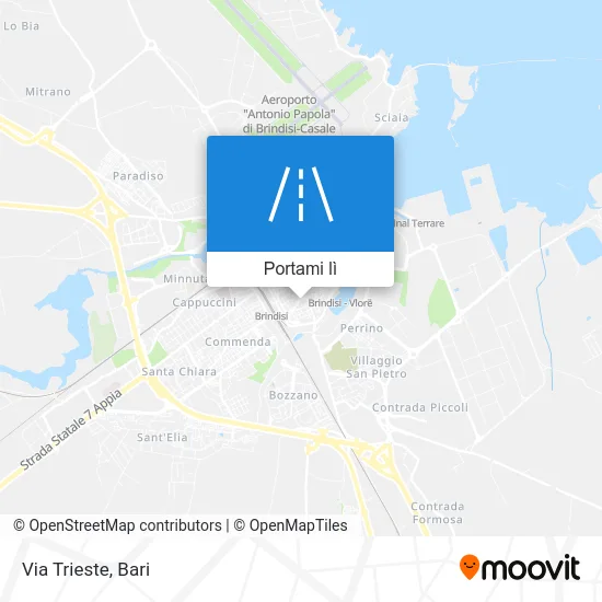 Mappa Via Trieste