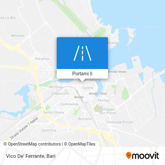 Mappa Vico De' Ferrante