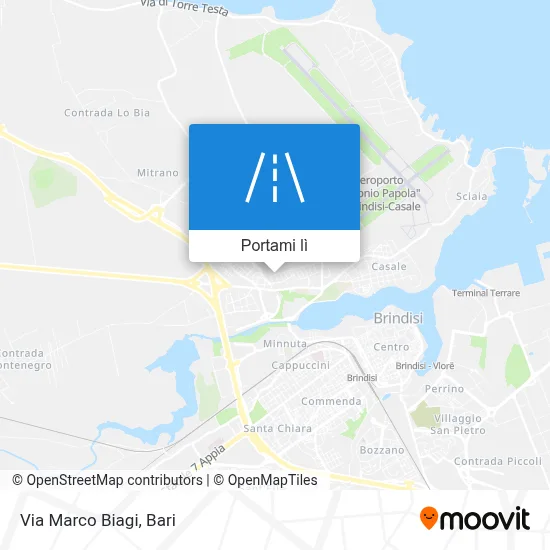 Mappa Via Marco Biagi