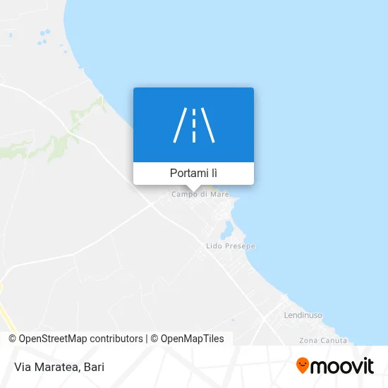 Mappa Via Maratea