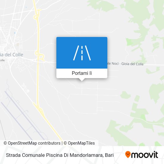 Mappa Strada Comunale Piscina Di Mandorlamara