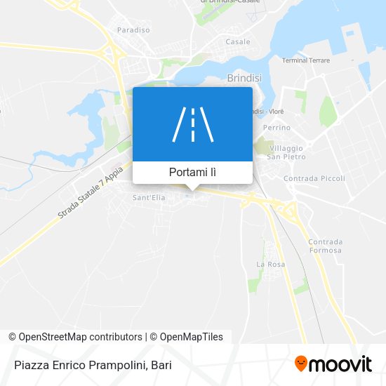 Mappa Piazza Enrico Prampolini