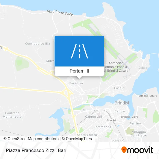 Mappa Piazza Francesco Zizzi
