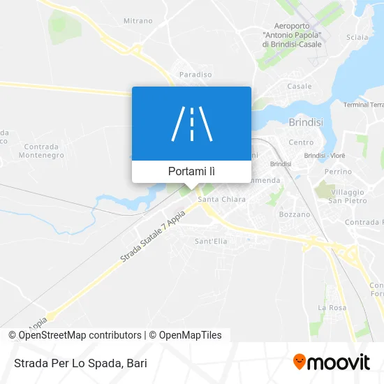 Mappa Strada Per Lo Spada