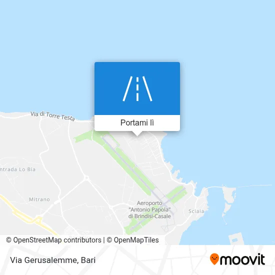 Mappa Via Gerusalemme