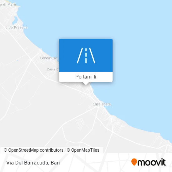 Mappa Via Del Barracuda