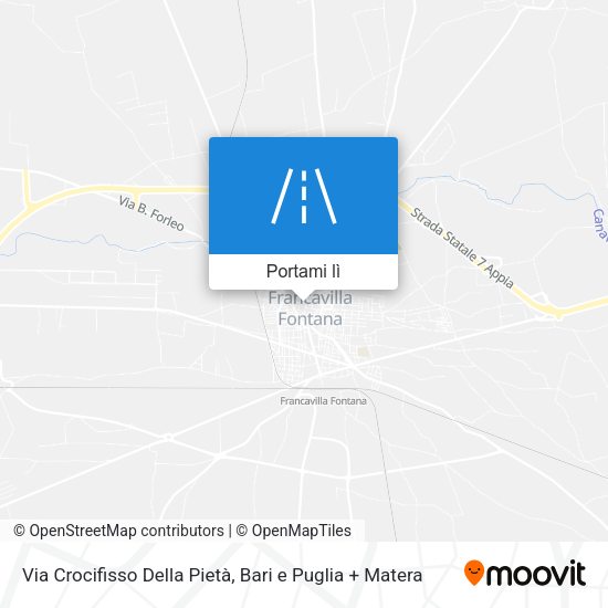 Mappa Via Crocifisso Della Pietà