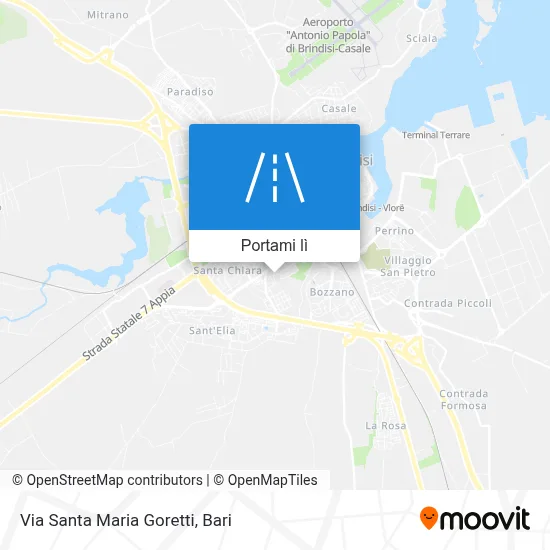 Mappa Via Santa Maria Goretti