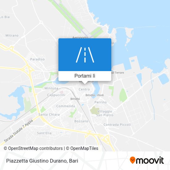 Mappa Piazzetta Giustino Durano