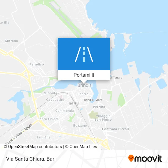 Mappa Via Santa Chiara