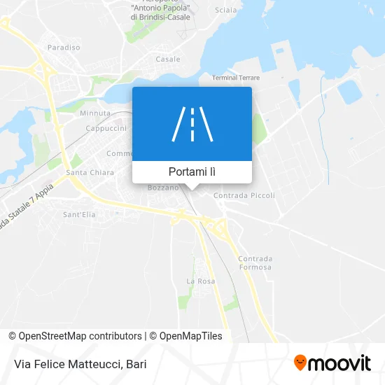 Mappa Via Felice Matteucci