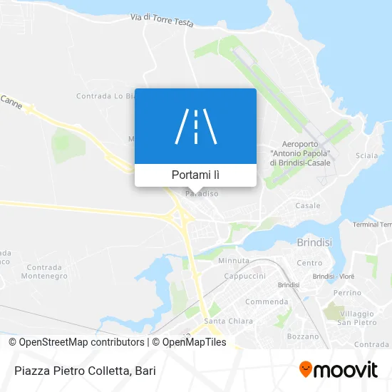 Mappa Piazza Pietro Colletta