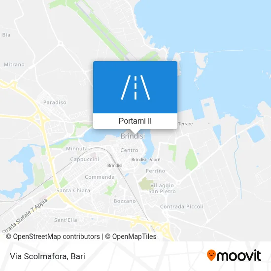 Mappa Via Scolmafora