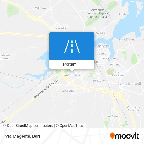 Mappa Via Magenta