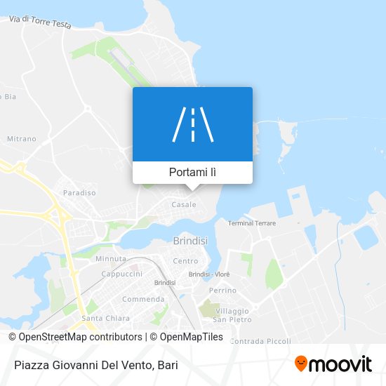 Mappa Piazza Giovanni Del Vento