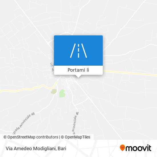 Mappa Via Amedeo Modigliani