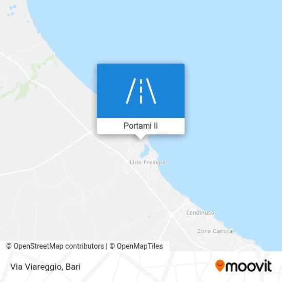 Mappa Via Viareggio