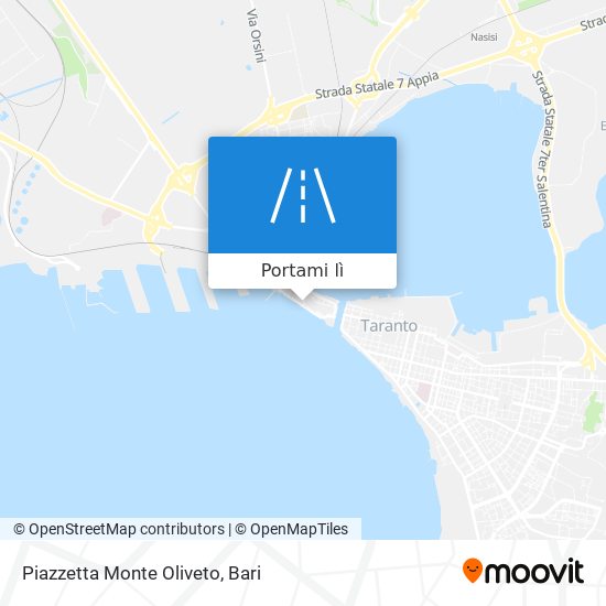 Mappa Piazzetta Monte Oliveto