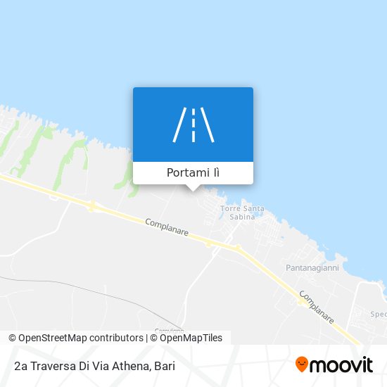 Mappa 2a Traversa Di Via Athena