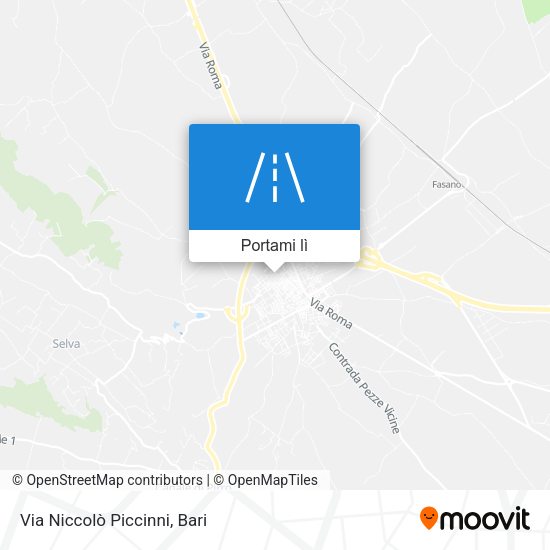 Mappa Via Niccolò Piccinni