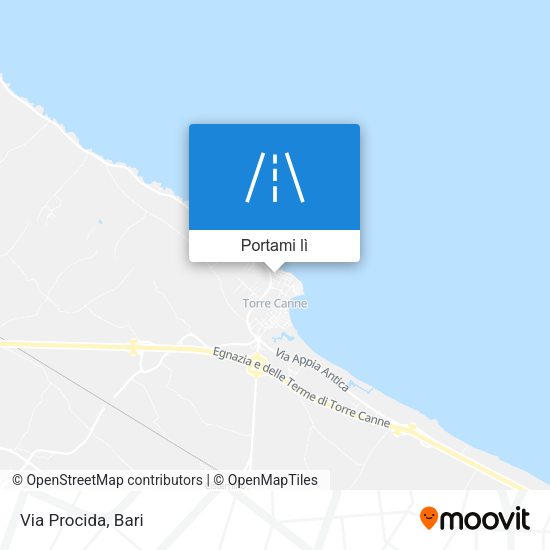 Mappa Via Procida