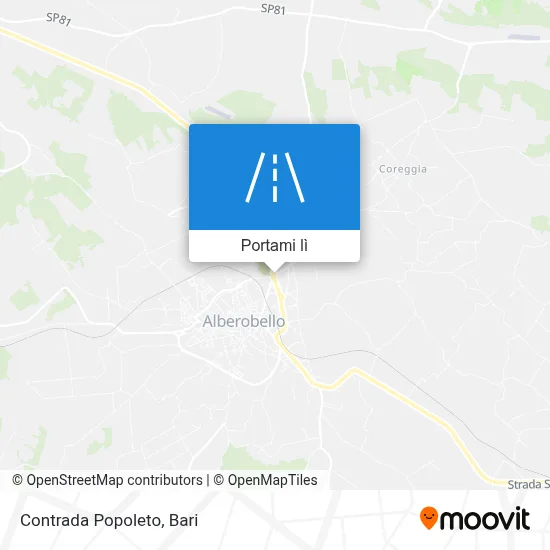 Mappa Contrada Popoleto