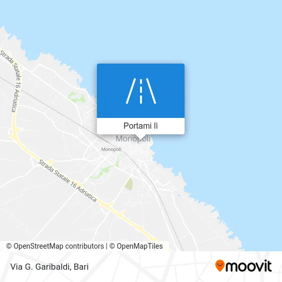 Mappa Via G. Garibaldi