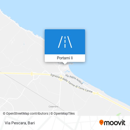 Mappa Via Pescara