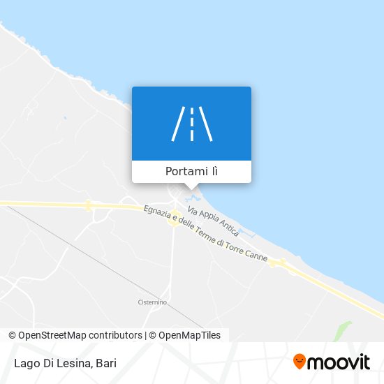 Mappa Lago Di Lesina