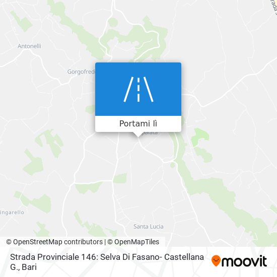 Mappa Strada Provinciale 146: Selva Di Fasano- Castellana G.