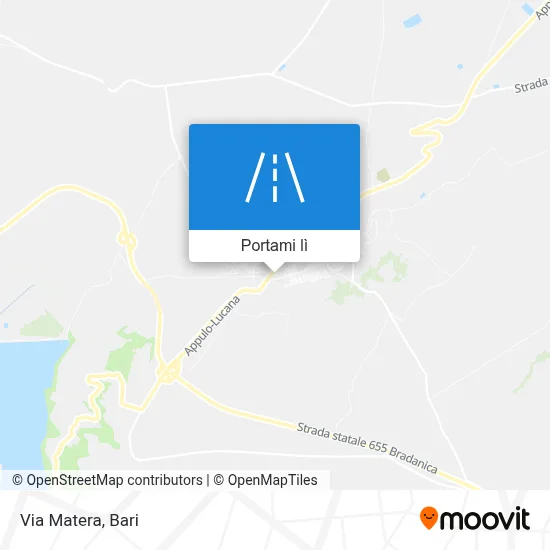 Mappa Via Matera
