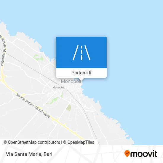 Mappa Via Santa Maria