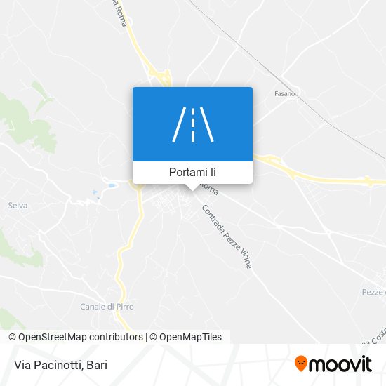 Mappa Via Pacinotti