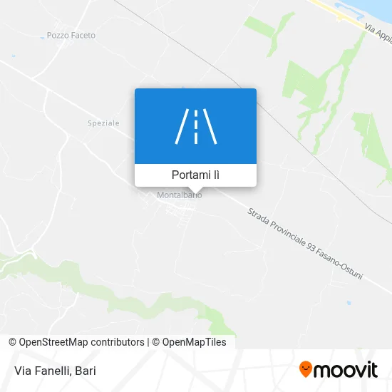 Mappa Via Fanelli