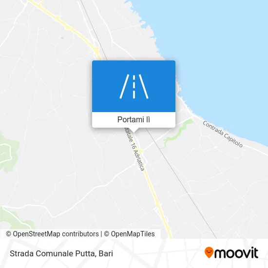 Mappa Strada Comunale Putta