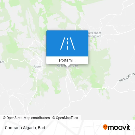 Mappa Contrada Algaria